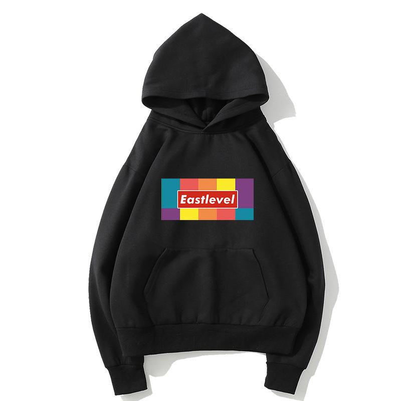 Harajuku Style Fleece Hoodies - Solid Color Harajuku Style Super Cool Fleece Hoodie
