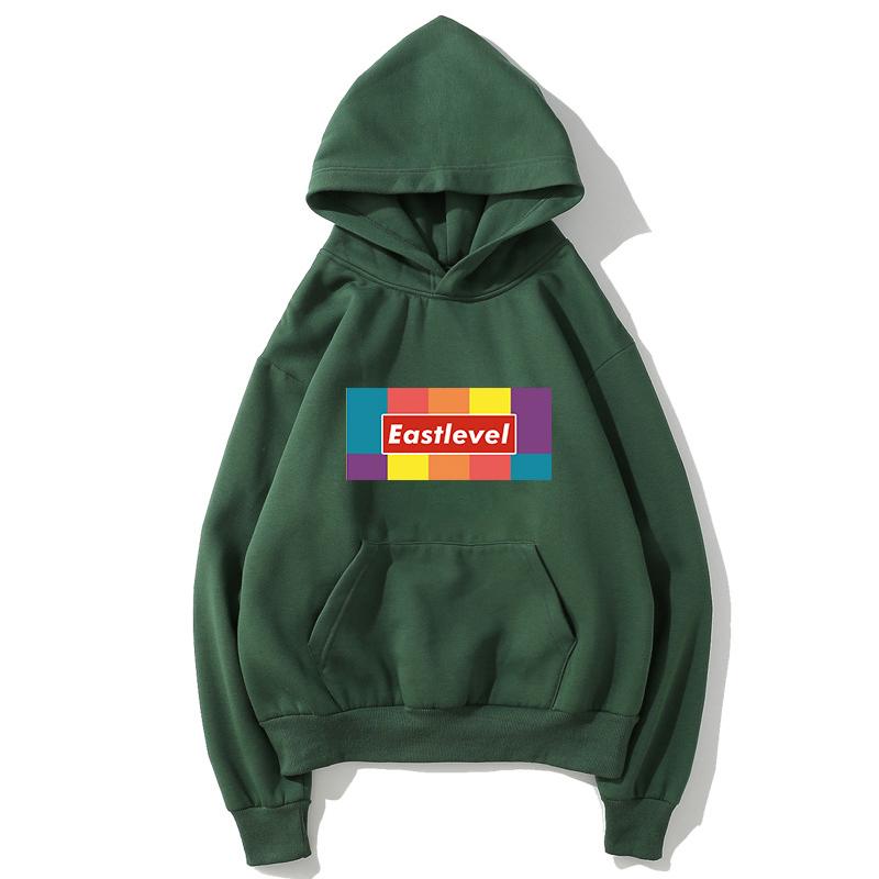 Harajuku Style Fleece Hoodies - Solid Color Harajuku Style Super Cool Fleece Hoodie