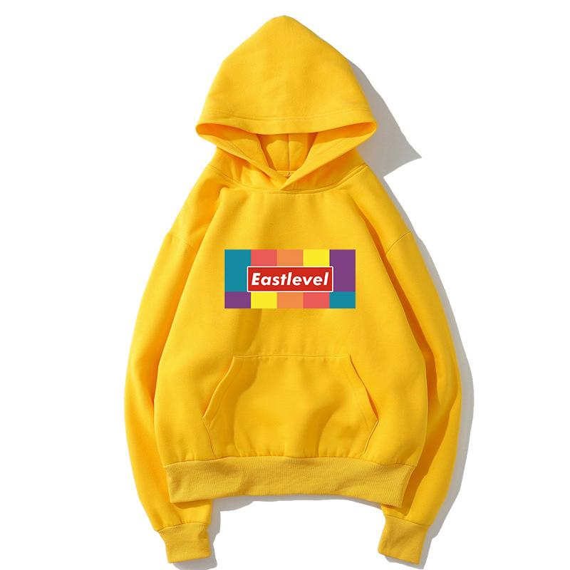 Harajuku Style Fleece Hoodies - Solid Color Harajuku Style Super Cool Fleece Hoodie