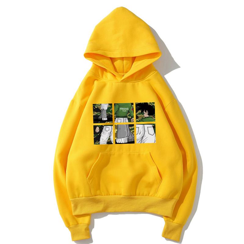 Dragon Ball Fleece Hoodies - Solid Color Dragon Ball Series GoKu Fleece Hoodie