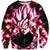 Dragon Ball Goku Hoodies - Super Saiyan Rose Pullover Red Hoodie