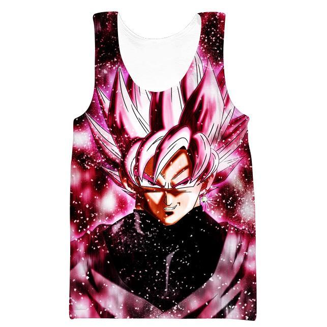 Dragon Ball Goku Hoodies - Super Saiyan Rose Pullover Red Hoodie