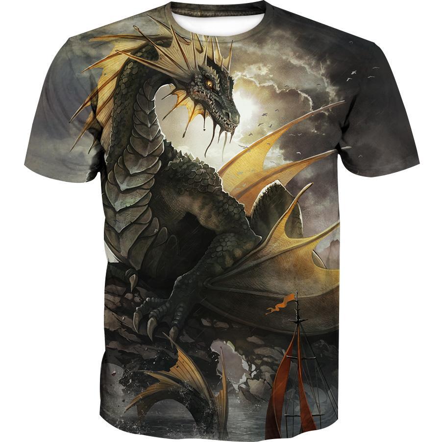 Dragon Hoodies - Green Dragon Fantasy Hoodie