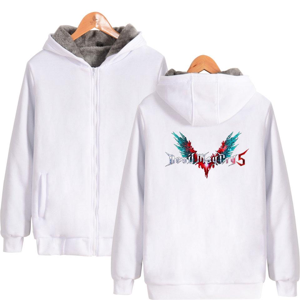 Devil May Cry Hoodies - Zip Up Thick Warm Hoodie Coat