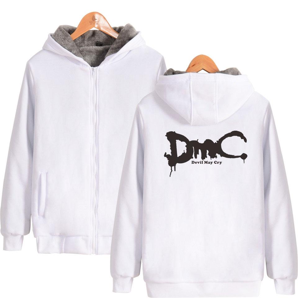 Devil May Cry Hoodies - Zip Up Thick Warm Winter Hoodie Coat