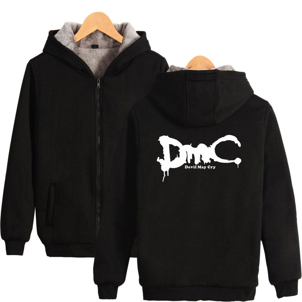 Devil May Cry Hoodies - Zip Up Thick Warm Winter Hoodie Coat