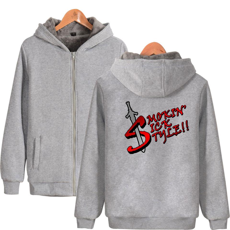 Devil May Cry Hoodies - Zip Up Thick Warm Sword Hoodie Coat