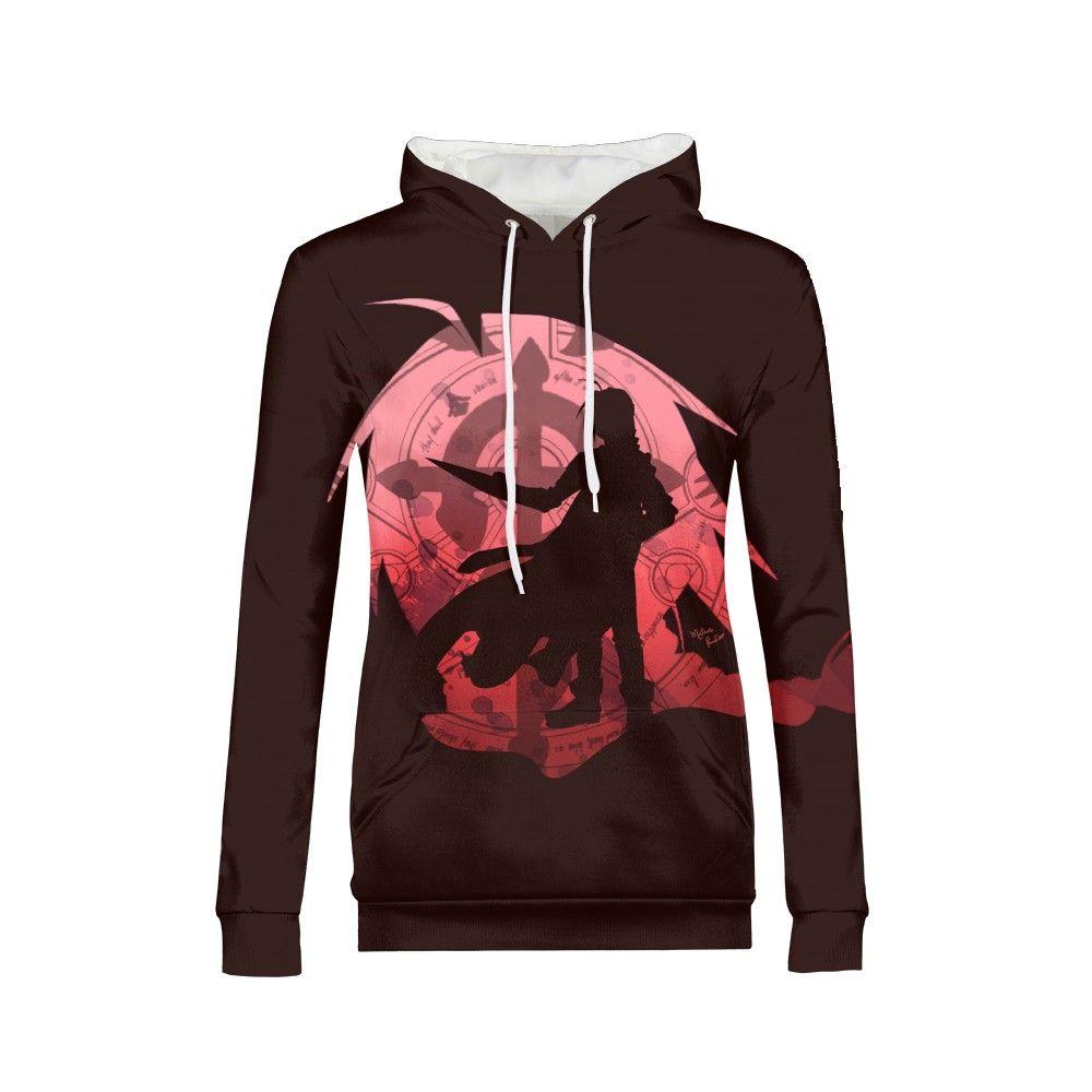 Fullmetal Alchemist Hoodies - Pullover Teenager Girls Warm Autumn Tracksuit