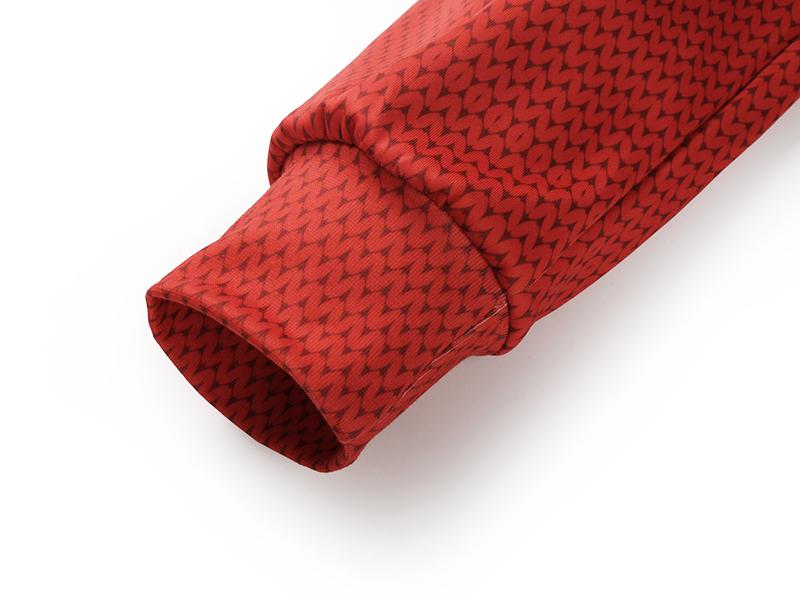 Christmas Sweatshirts - Happy Christmas Snowflake Striped Pattern Red 3D Sweatshirt