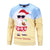 Christmas Sweatshirts - Funny Summer Santa Claus Striped Pattern 3D Sweatshirt