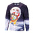 Christmas Sweatshirts - Cute Santa Striped Pattern 3D Sweatshirt