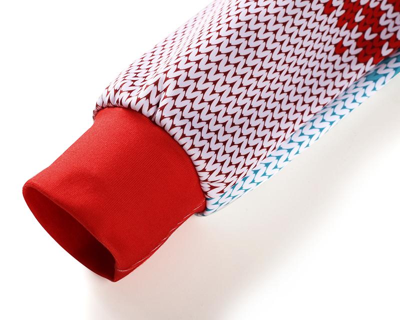 Christmas Sweatshirts - Cool Christmas Snowflake Striped Pattern Icon 3D Sweatshirt