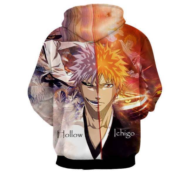 Bleach Ichigo vs White Zangetsu cool 3D Hoodie