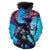 World of Warcraft Demon Illidan Hoodies  -  Pullover Blue-Red Hoodie