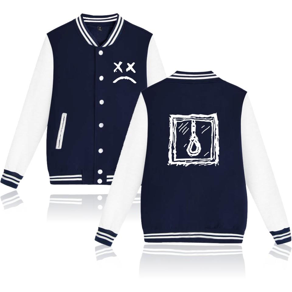 Lil Peep Jackets - Graffit Printed Baseball Jacket