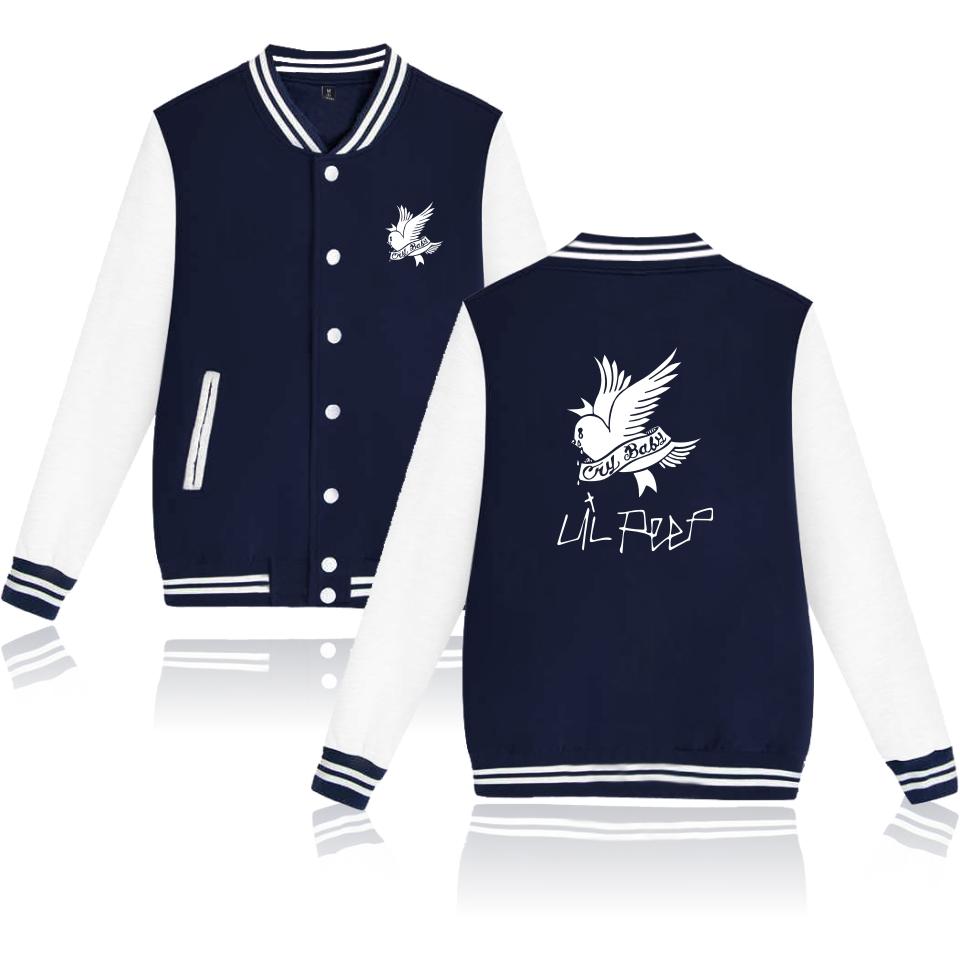 Lil Peep Jackets - The Bird Printing Baseball Jacket