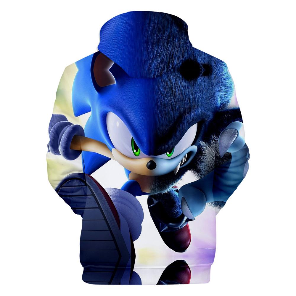 Sonic Mania Hoodie —— Half Fur Sonic Hoodie