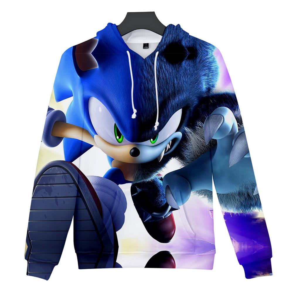 Sonic Mania Hoodie —— Half Fur Sonic Hoodie