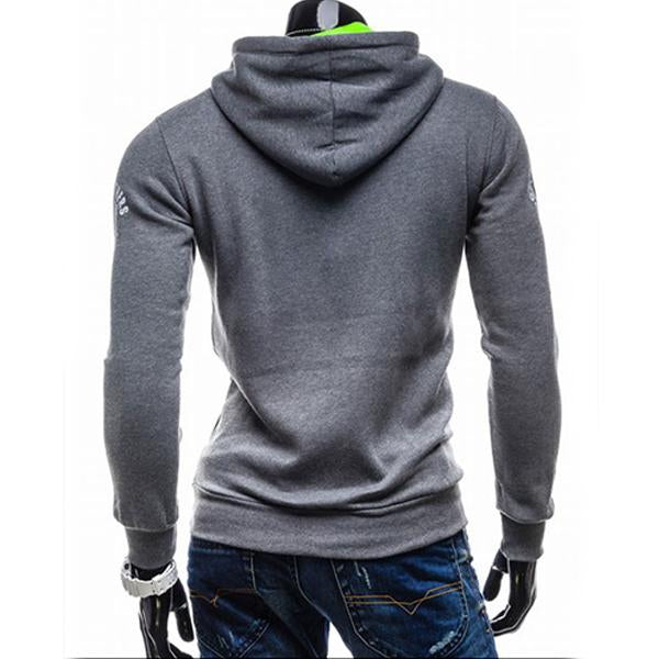 Solid Color Letter Printed Hoodies - Pullover Fleece Yellow Black Hoodie