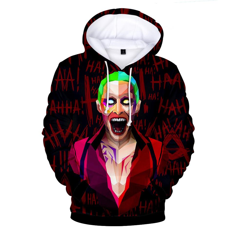 Suicide Squad Hoodies - Joker Series Joker Blood Red Unisex 3D Hoodie