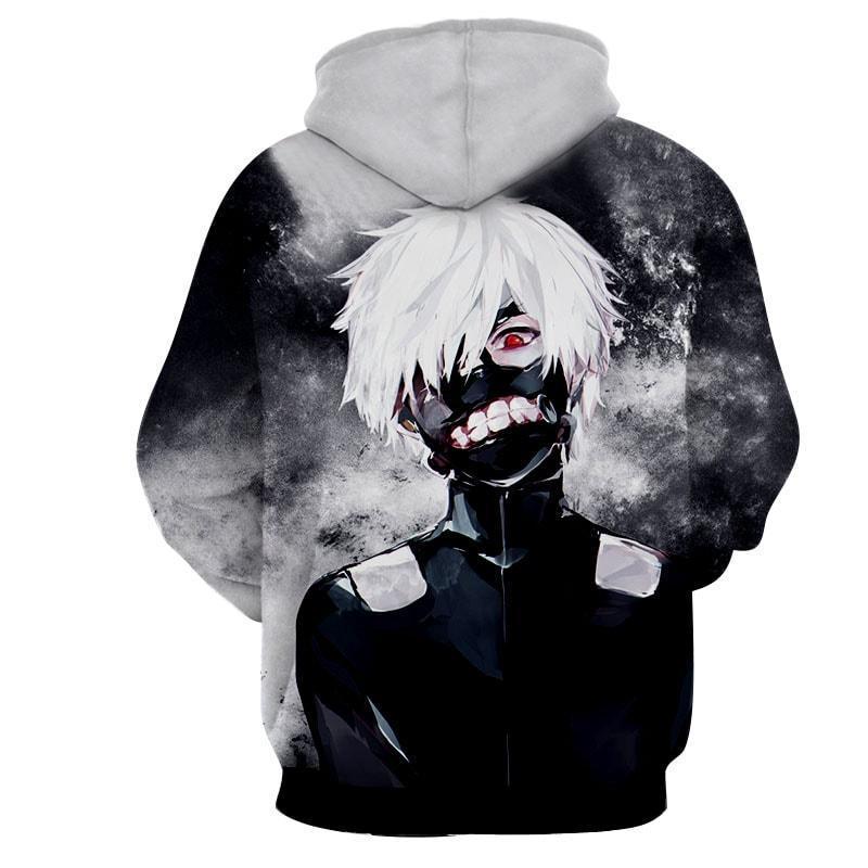 Tokyo Ghoul Excision One-Eyed Kaneki 3D Printed Hoodie