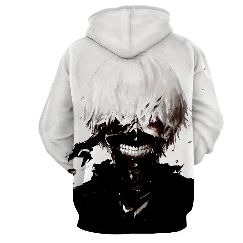 Tokyo Ghoul Hoodie Kaneki Mask 3d Printed