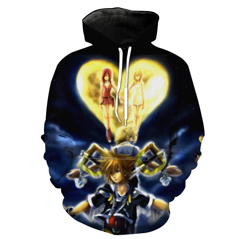 Kingdom Hearts Hoodie - Pullover Black-yellow Hoodie