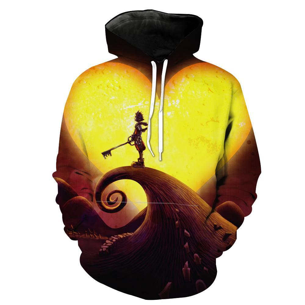 Kingdom Hearts Sora Hoodies - Kingdom Hearts 3 Pullover Hoodie