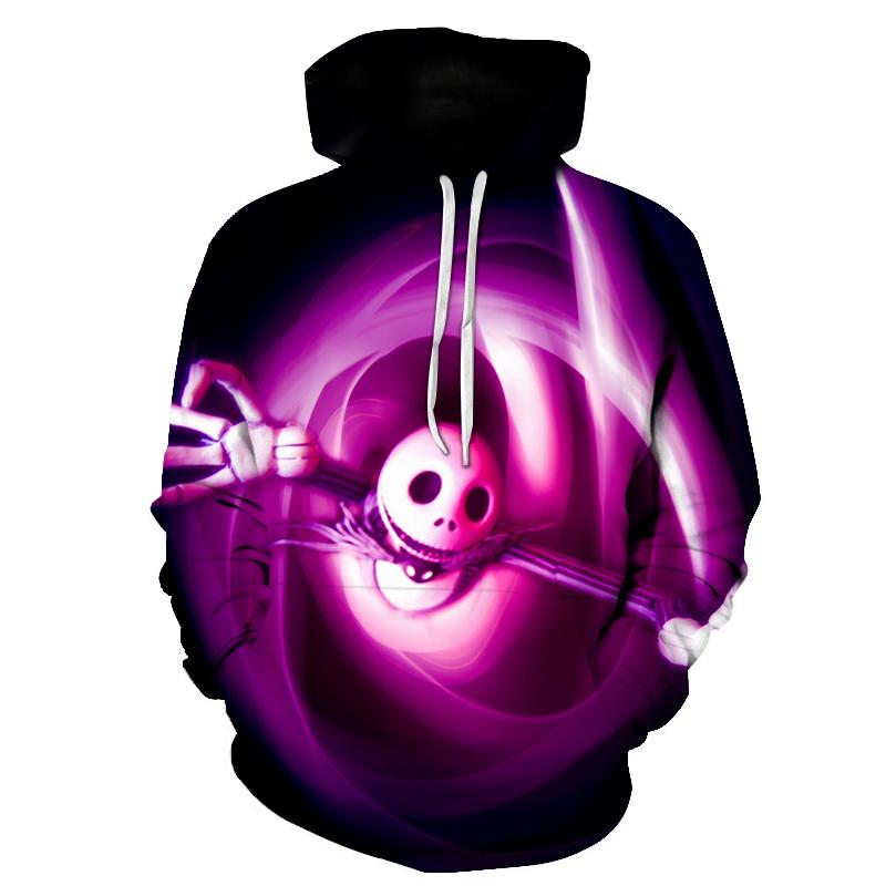 Halloween Jack flight 3D Printed Hoodie