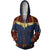 Captain Marvel Hoodies 3D Digital Printed Unisex Zipper Hooded Jacket