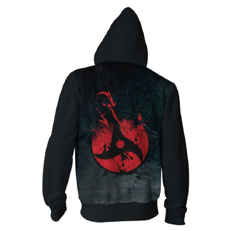 Naruto Hoodie - Shippuden Sasuke Zip Up Hoodie