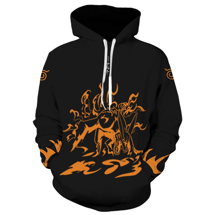 Naruto Hoodie - Yellow Hokage Ninjia Pullover Hoodie