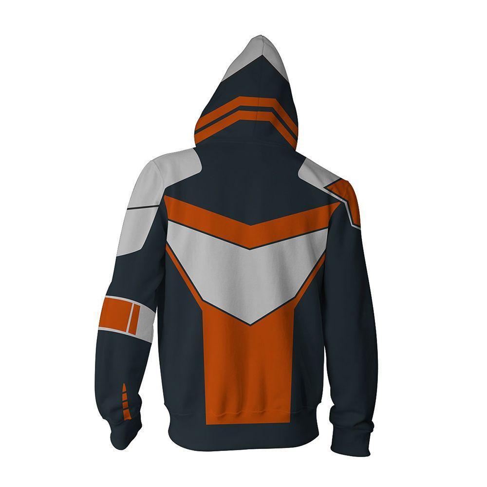 Borderlands Gerald Hoodies - Zip Up Orange Hoodie