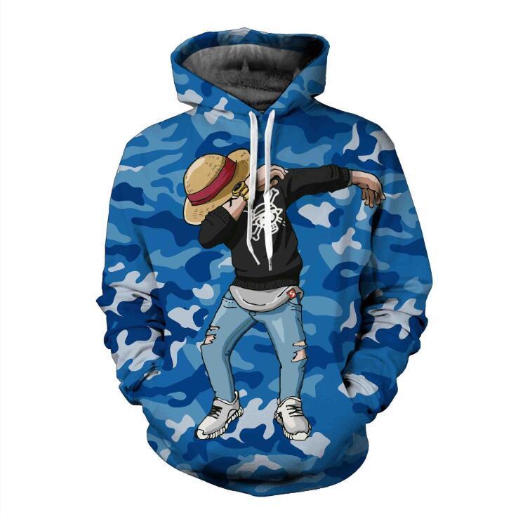 One Piece Hoodie - Monkey D. Luffy Pullover Hoodie