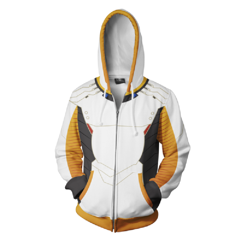 Overwatch Hoodie - Mercy Zip Up Hoodie