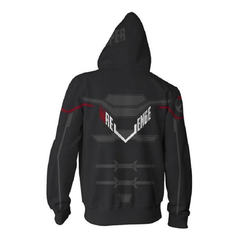 Overwatch Hoodie - Bleach Zip Up Hoodie