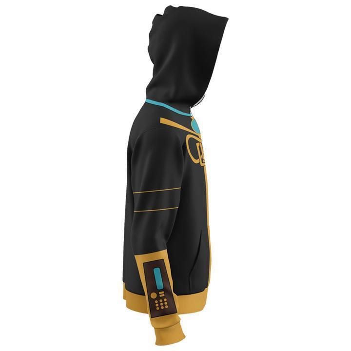 Vocaloid Megurine Luka Hoodies - Zip Up Yellow Hoodie