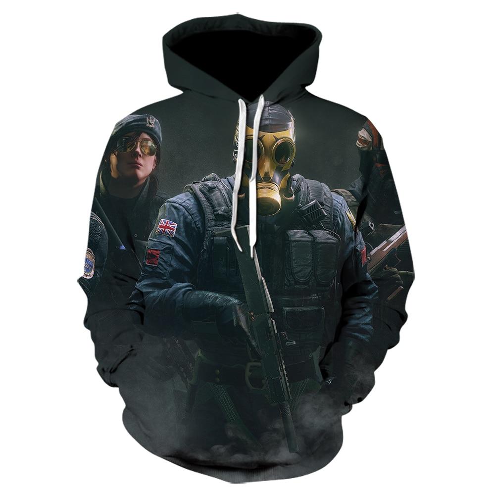 Mass Effect Rainbow Six Siege Hoodie - Hooded Pullover