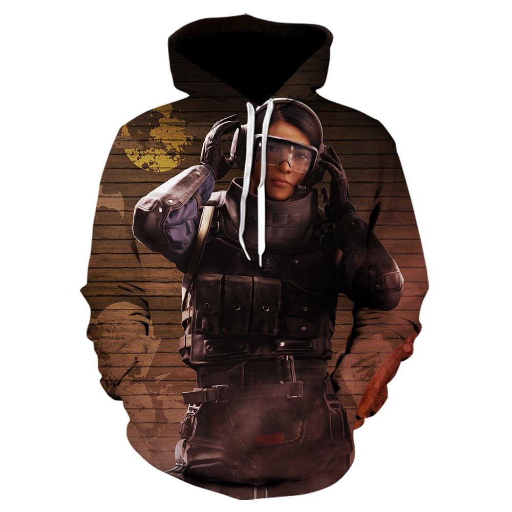 Mass Effect Sweatshirt Rainbow Six Siege Hoodie