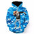 Monkey D.Luffy Camo Camouflage Dab Dance Blue 3D Hoodie