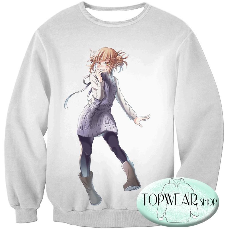 My Hero Academia Hoodies - Cute Villain Himiko Toga Zip Up Hoodie