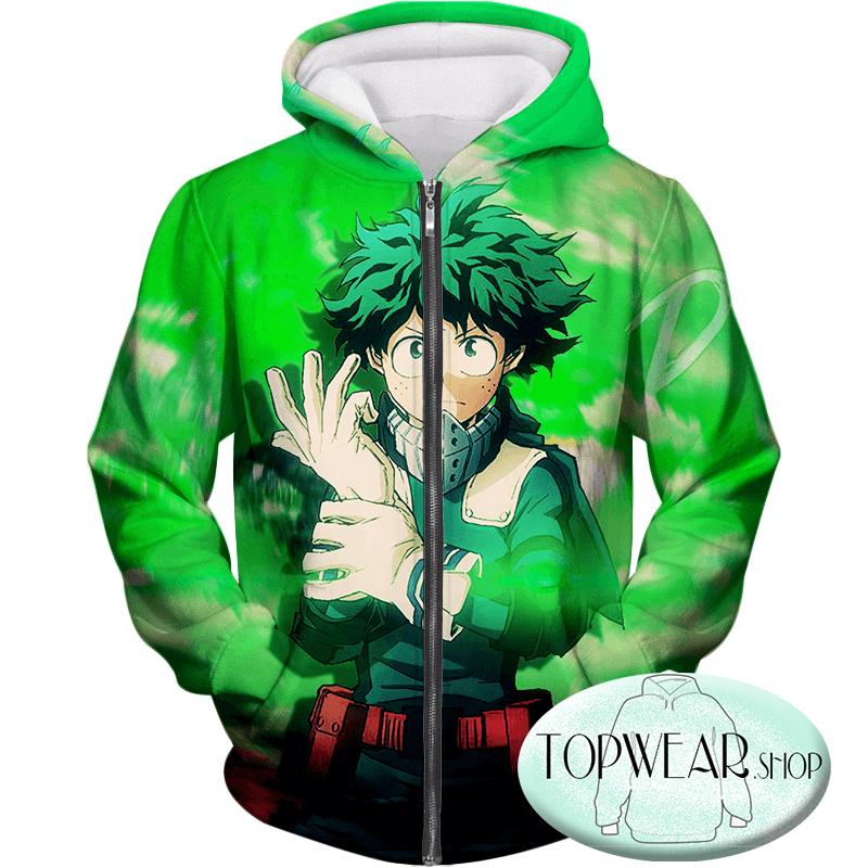 Midoriya hoodie sales