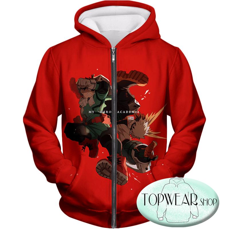 My Hero Academia  Hoodies - Izuki and Bakugo Pullover Hoodie