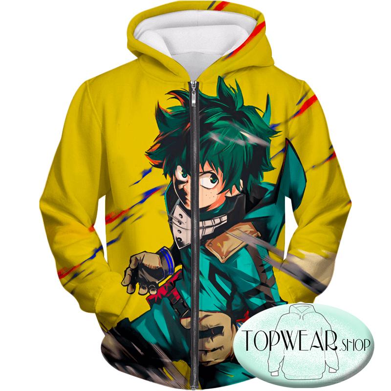 My hero academia discount izuku midoriya hoodie