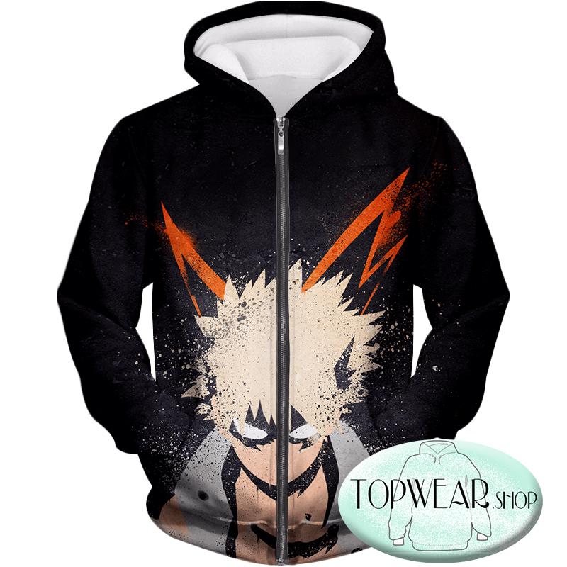 My Hero Academia Sweatshirts - Explosive Hero Student Katsuki Bakugo Sweatshirt
