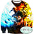 My Hero Academia Hoodies - Izuki Midoriya and Shoto Todoroki Action Pullover Hoodie