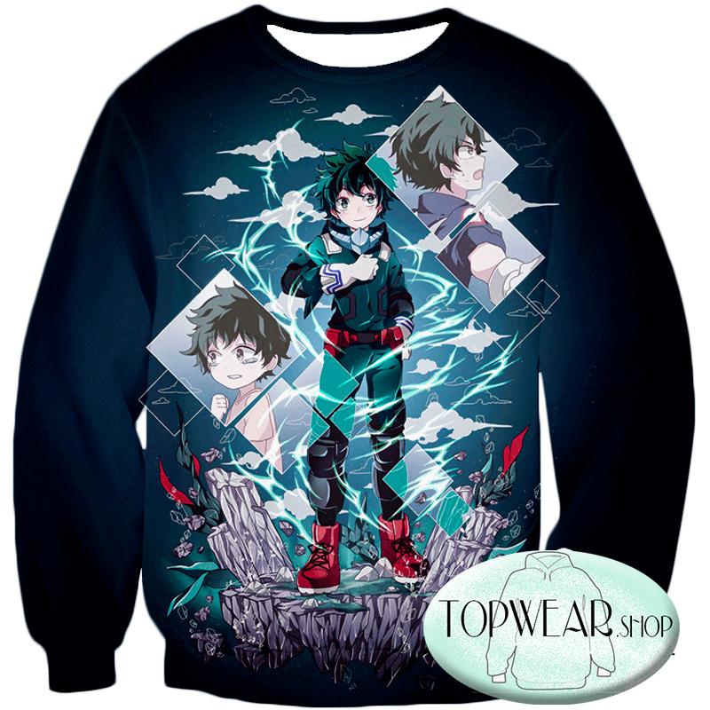 My Hero Academia Sweatshirts - Chasing the Dreams of Hero Izuki Midoriya Sweatshirt