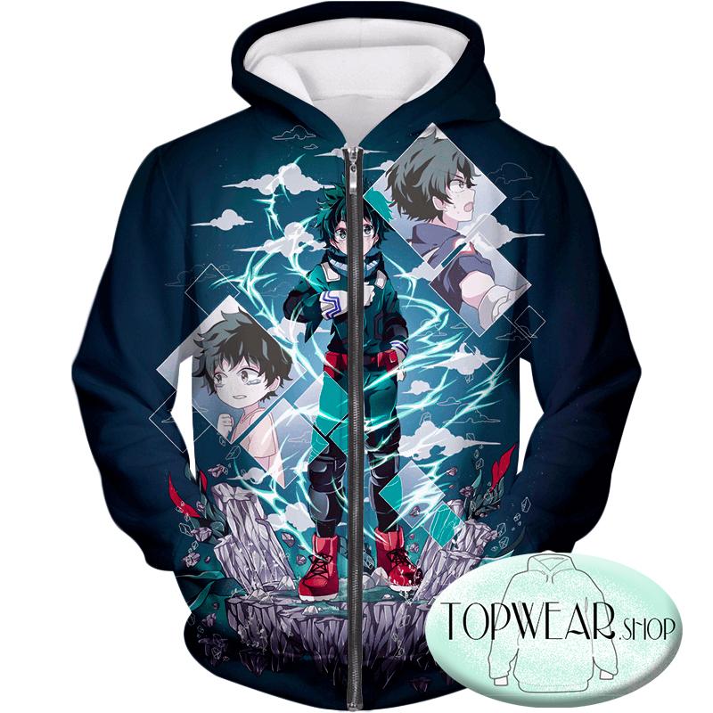 My Hero Academia Hoodies - Chasing the Dreams of Hero Izuki Midoriya Pullover Hoodie