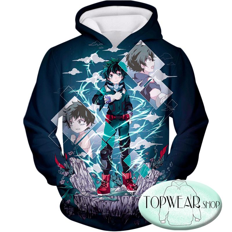 My Hero Academia Hoodies - Chasing the Dreams of Hero Izuki Midoriya Pullover Hoodie