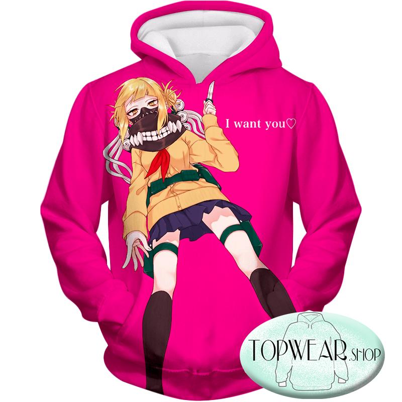 My Hero Academia Hoodies - CVillain Himiko Toga Ultimate Anime Pullover  Hoodie